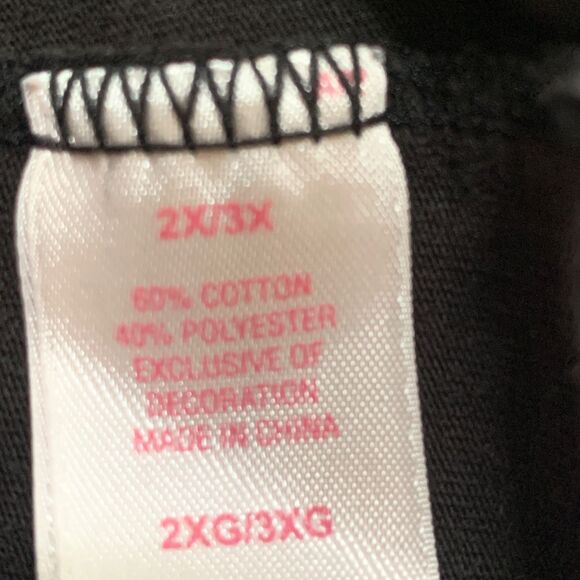 Secret Treasures Nightgown Size 2 X Black Aromatherapy Short Sleeve Cotton PJs - Picture 9 of 11